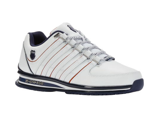 01235-171-M | RINZLER | WHITE/NAVY/BURNT OCHRE
