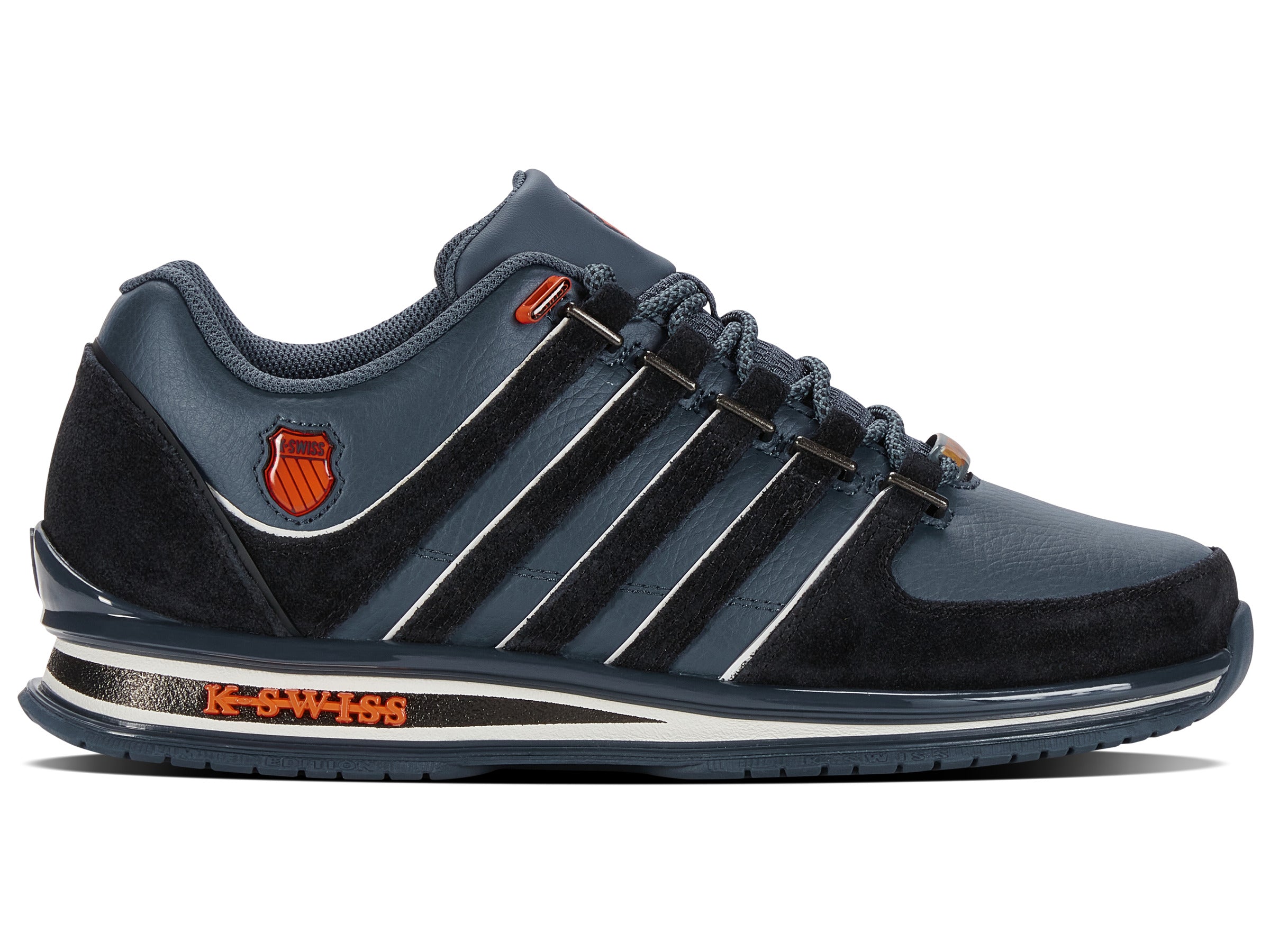 K-Swiss Rinzler Leather - Chaussures pour femmes Baskets pour femmes Homme Cuir Wit K-Swiss Rinzler Leather - Chaussures pour femmes Baskets pour femmes Homme Cuir Wit