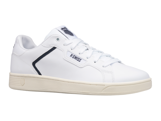 06347-159-M | MENS CLEAN COURT II CMF | WHITE/NAVY/ANTIQUE WHITE