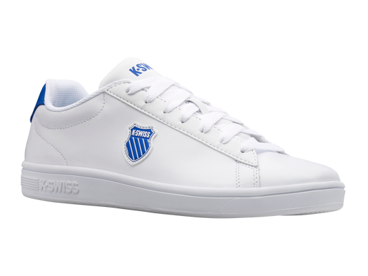 06599-117-M | COURT SHIELD | WHITE/CLASSIC BLUE