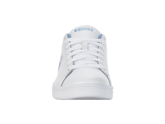 06599-943-M | COURT SHIELD | WHITE/ASHLEIGH BLUE/BERYL GREEN