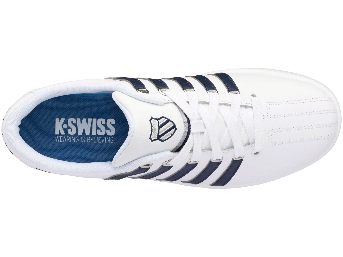 06793-166-M | COURT PRO II | WHITE/NAVY/SILVER/TAPE