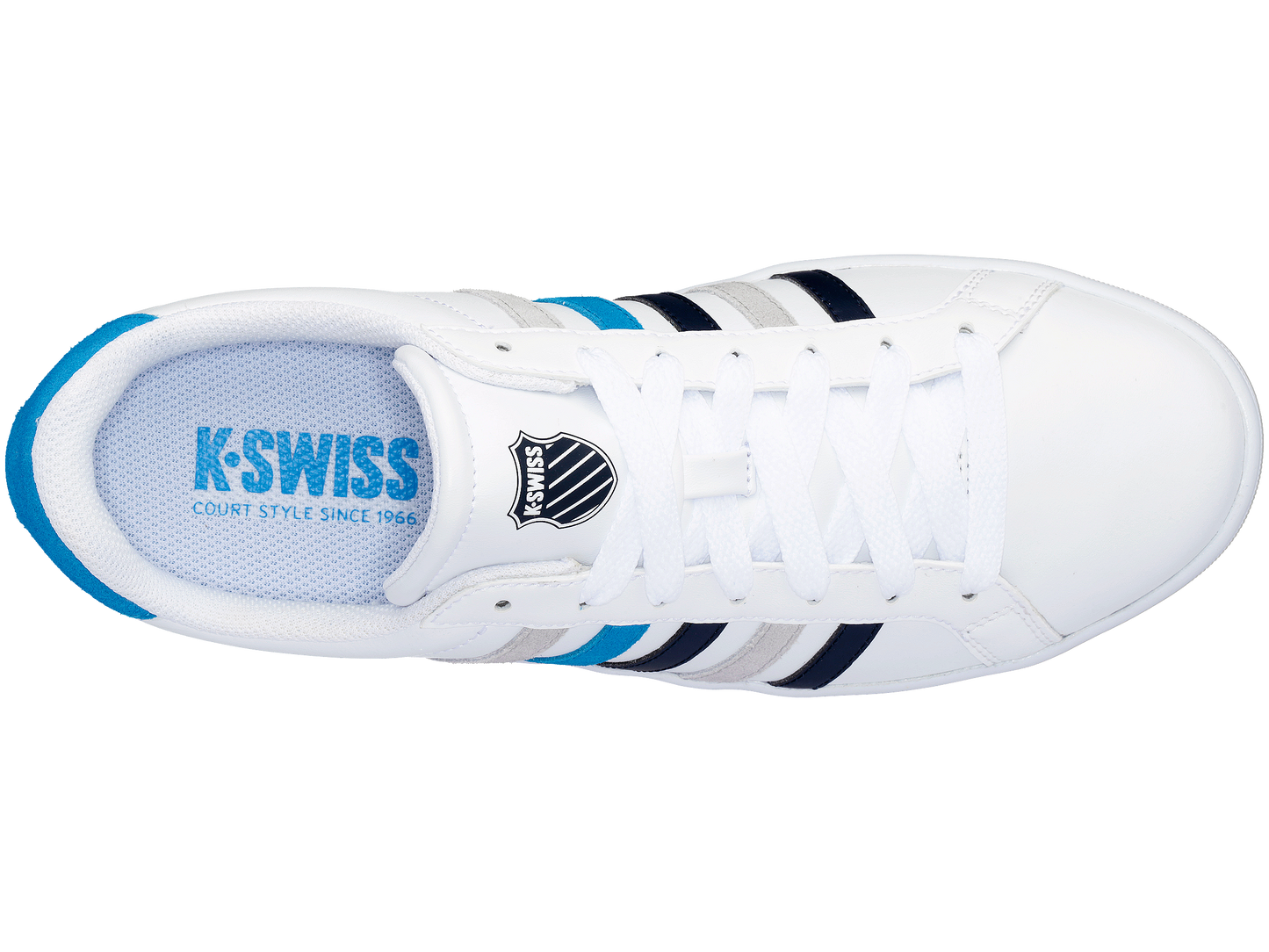 07011-111-M | COURT TIEBREAK | WHITE/DIVA BLUE/NAVY/MICRO CHIP