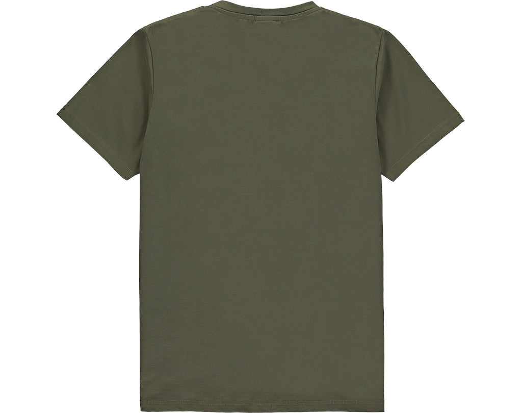 172123-340 | CLASSIC LOGO T-SHIRT | DARK OLIVE/BLACK