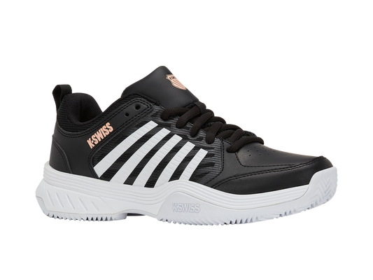 94429-078-M | COURT EXPRESS 2 CLAY | BLACK/WHITE/PEACH PARFAIT
