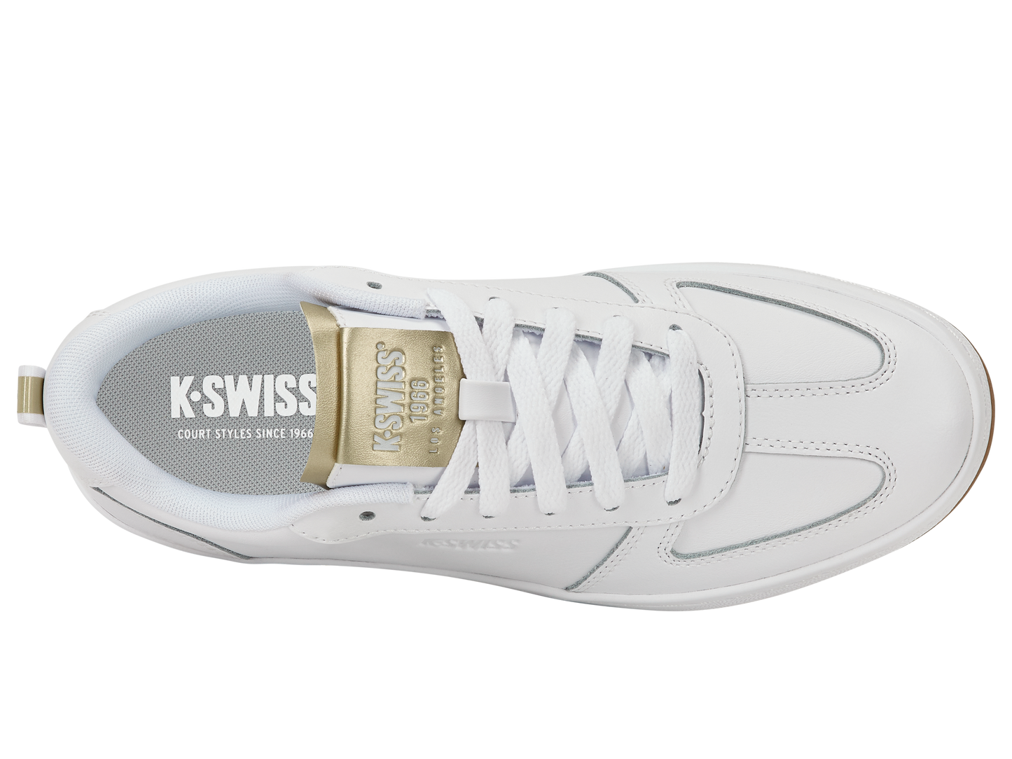 94734-199-M | COURT VARSITY | WHITE/GOLD/LIGHT GUM