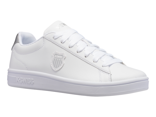 96599-110-M | COURT SHIELD | WHITE/SILVER