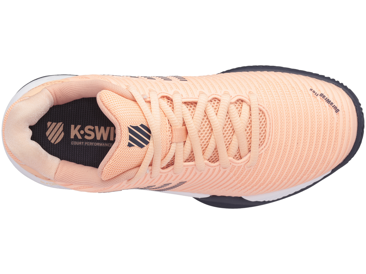 96614-606-M | HYPERCOURT EXPRESS 2 CLAY | PEACH NECTAR/GRAYSTONE/WHITE