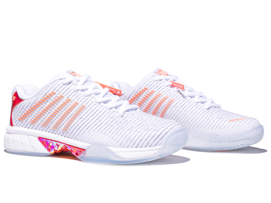 97382-112-M | HYPERCOURT EXPRESS 2 LUCKY IN LOVE | WHITE/DOVE/ORANGE GLOW