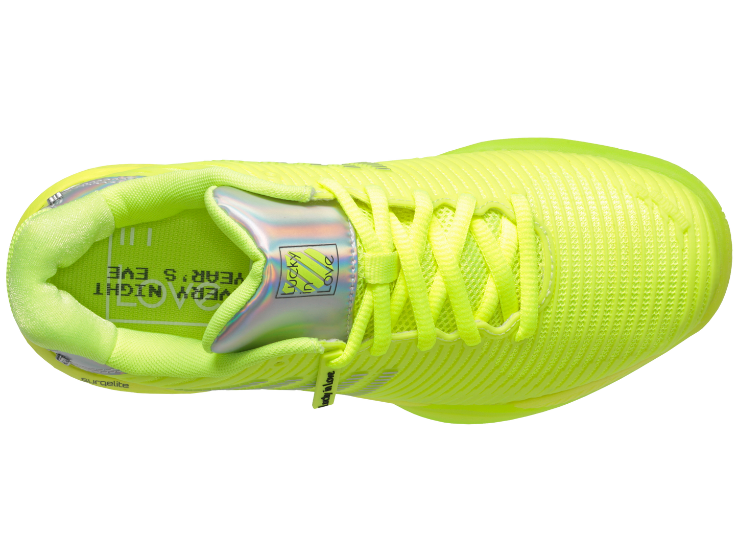 97382-728-M | HYPERCOURT EXPRESS 2 LUCKY IN LOVE | NEON YELLOE/SILVER/ASPHALT
