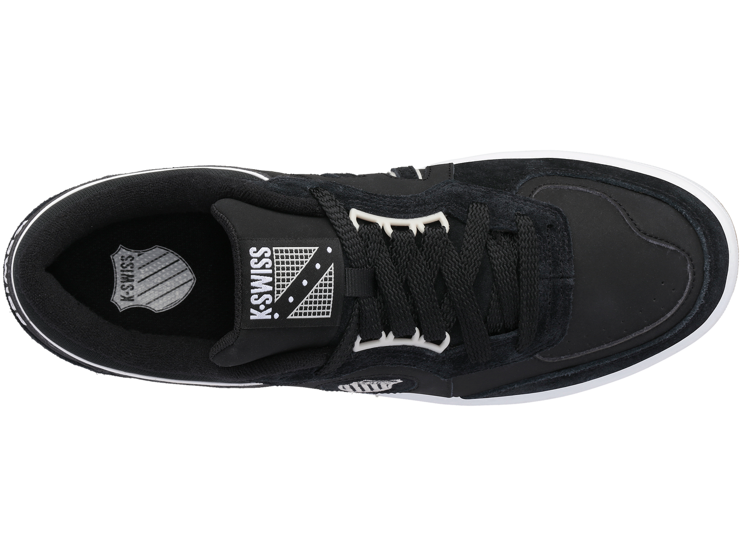 06802-023-M | MENS NORTH COURT | BLACK/WHITE/GUM