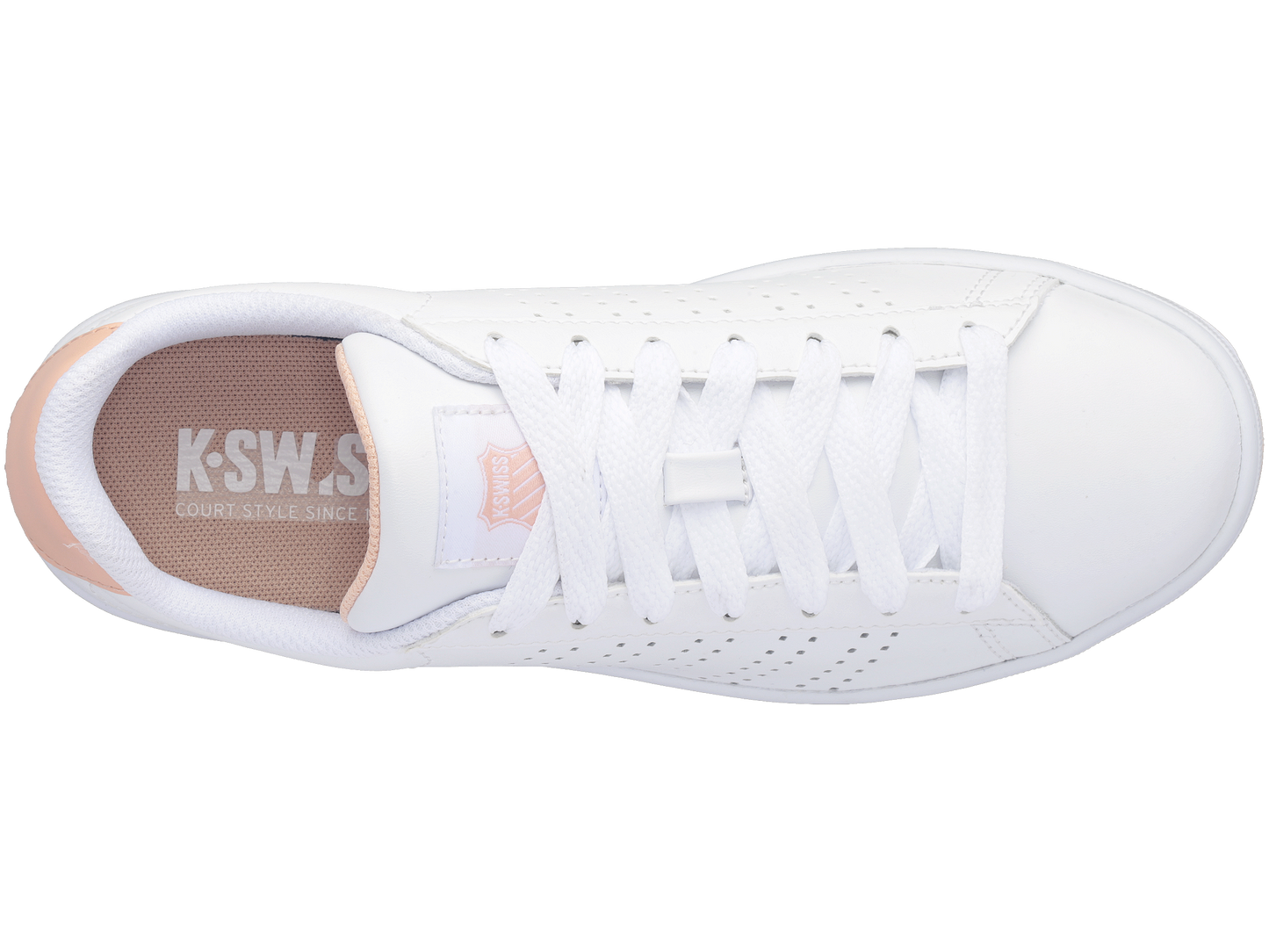 95586-172-M | COURT CASPER | WHITE/PEACH NECTAR/GRAYSTONE
