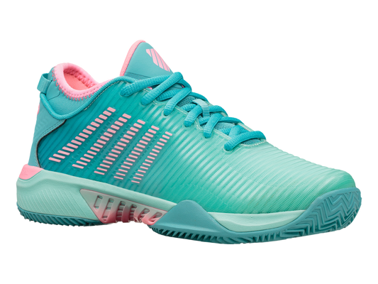 96617-433-M | HYPERCOURT SUPREME HB | ARBUA BLUE/MAUI BLUE/SOFT NEON PINK