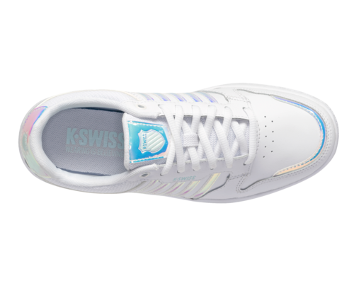96996-147-M | CITY COURT | WHITE/BLUE GLASS/PEARLIZED