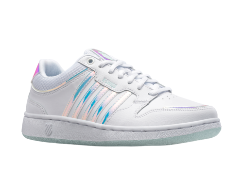 96996-147-M | CITY COURT | WHITE/BLUE GLASS/PEARLIZED