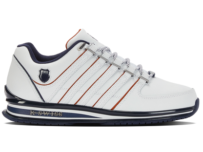 01235-171-M | RINZLER | WHITE/NAVY/BURNT OCHRE