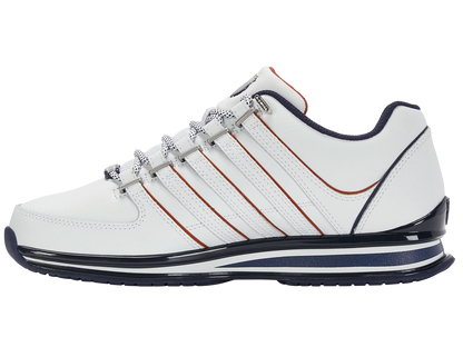 01235-171-M | RINZLER | WHITE/NAVY/BURNT OCHRE