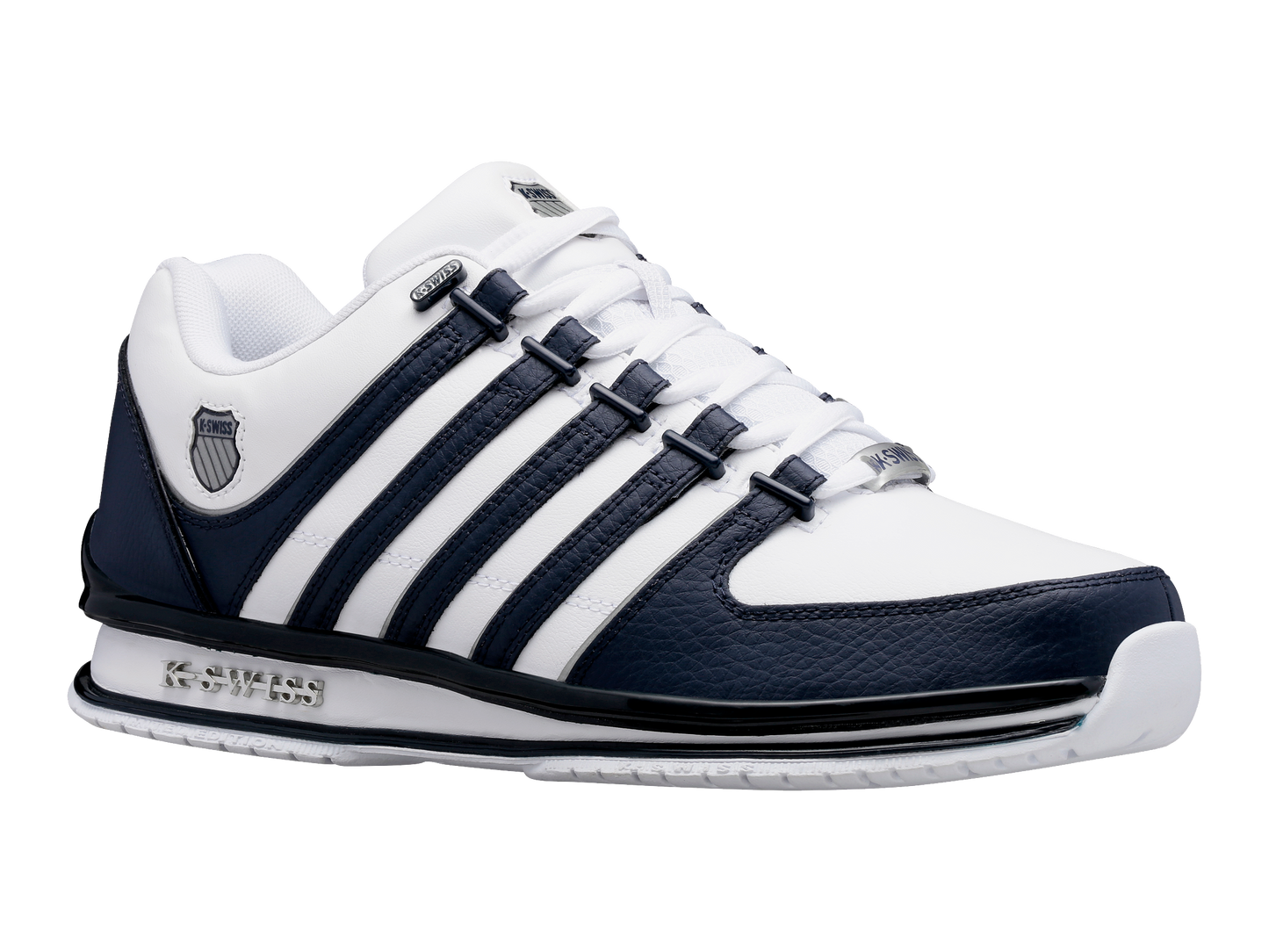 01235-914-M | RINZLER | WHITE/NAVY/SILVER