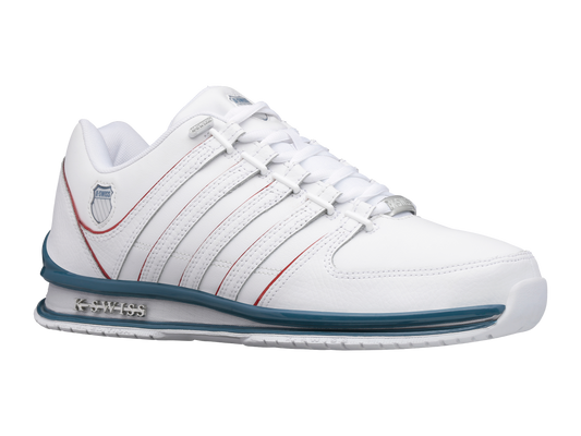 01235-927-M | RINZLER | WHITE/BLUE HORIZON/RED CLAY