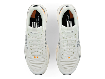 04317-183-M | AERO-ACTIVE X MCLAREN F1 TEAM | SNOW WHITE/PAPAYA