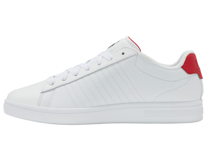 04412-128-M | COURT SHIELD II | WHITE/PEACOAT/MARS RED