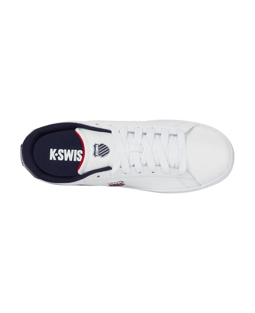 04412-983-M | COURT SHIELD II | WHITE/PEACOAT/SAMBA RED - K-Swiss EU - 8
