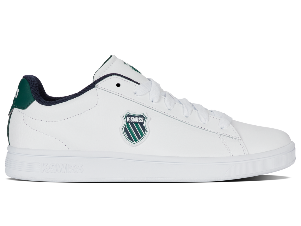 04412-985-M | COURT SHIELD II | WHITE/RAIN FOREST/PEACOAT