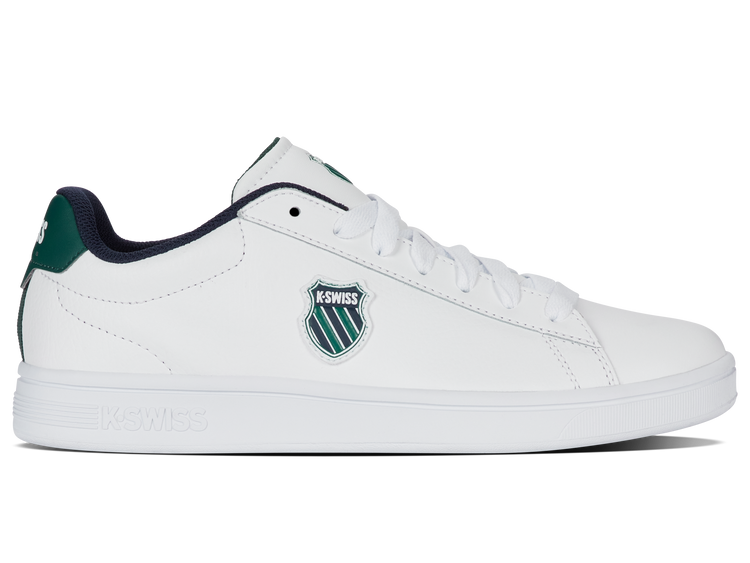 04412-985-M | COURT SHIELD II | WHITE/RAIN FOREST/PEACOAT