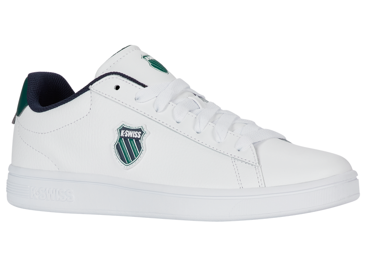 04412-985-M | COURT SHIELD II | WHITE/RAIN FOREST/PEACOAT