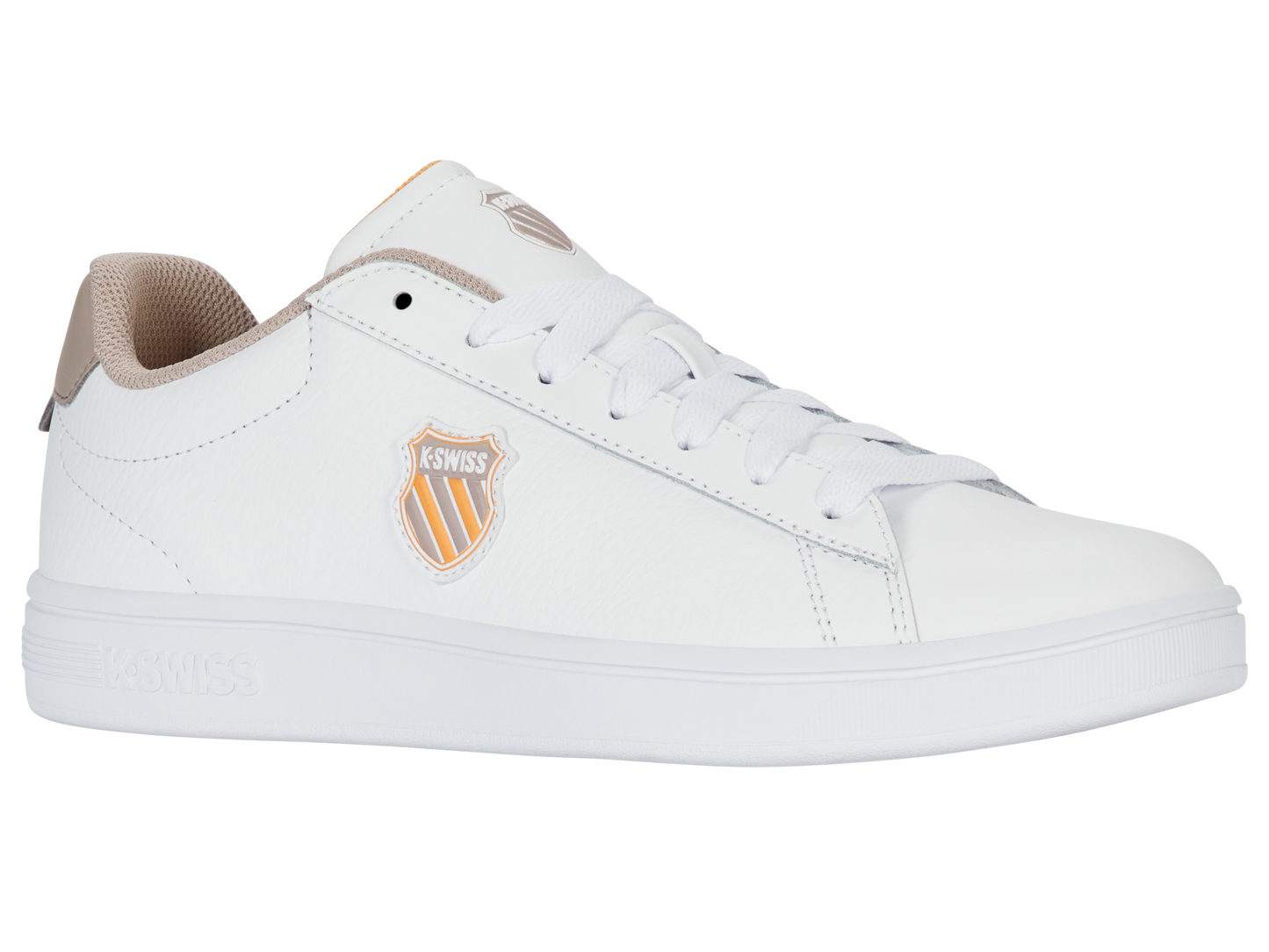 04412-988-M | COURT SHIELD II | WHITE/TAUPE/JURASSIC GOLD