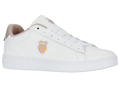 04412-988-M | COURT SHIELD II | WHITE/TAUPE/JURASSIC GOLD