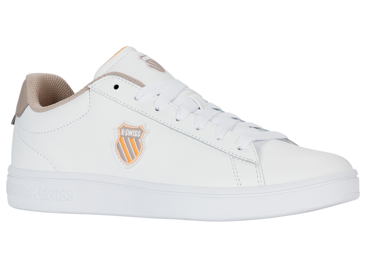 04412-988-M | COURT SHIELD II | WHITE/TAUPE/JURASSIC GOLD