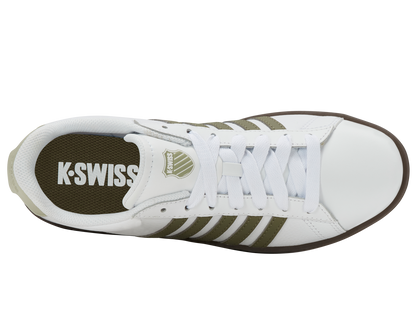04413-125-M | COURT TIEBREAK II | WHITE/BURNT OLIVE/COLA GUM/ALFALFA