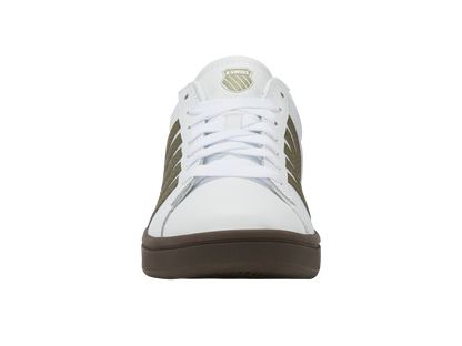 04413-125-M | COURT TIEBREAK II | WHITE/BURNT OLIVE/COLA GUM/ALFALFA