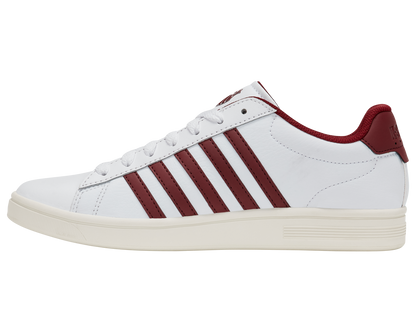 04413-152-M | COURT TIEBREAK II | WHITE/TIBETAN RED/SNOW WHITE