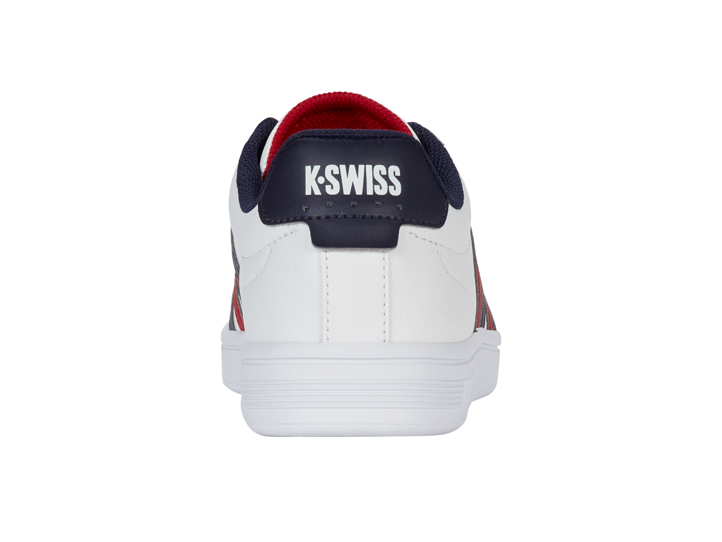 04413-983-M | COURT TIEBREAK II | WHITE/PEACOAT/SAMBA RED