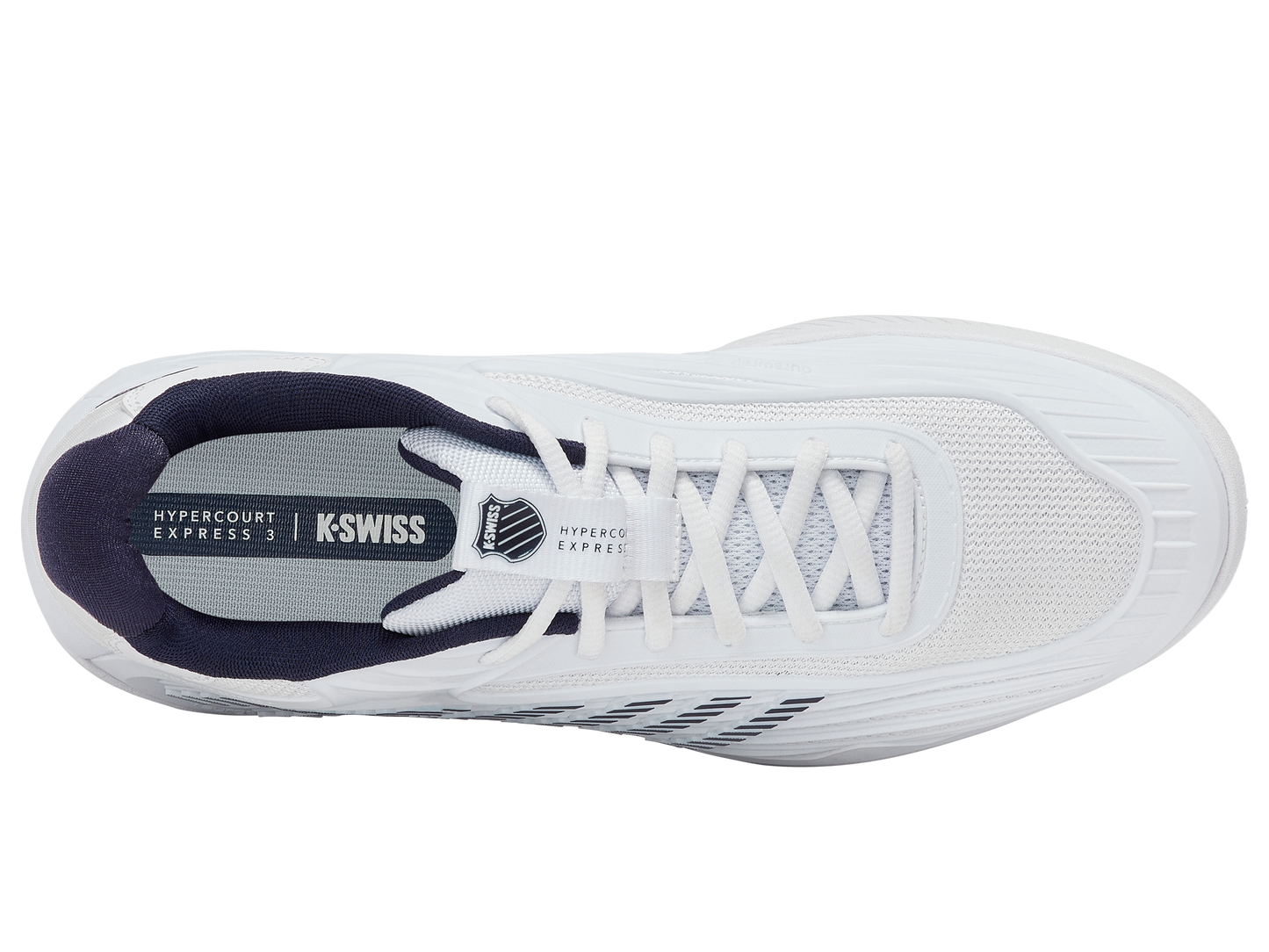 04603-161-M | HYPERCOURT EXPRESS 3 | WHITE/PEACOAT/SILVER