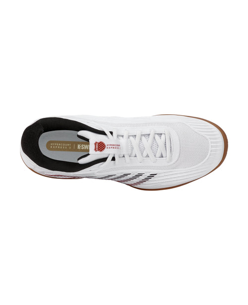 04607-104-M | HYPERCOURT EXPRESS 3 INDOOR | WHITE/BLACK/HIGH RISK RED - K-Swiss EU - 7