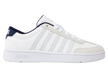 04784-124-M | COURT OPEN T-TOE | WHITE/INDIGO