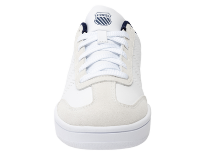 04784-124-M | COURT OPEN T-TOE | WHITE/INDIGO