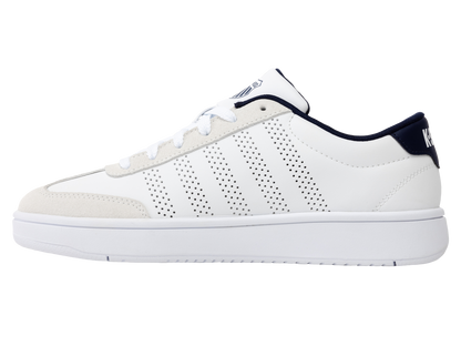 04784-124-M | COURT OPEN T-TOE | WHITE/INDIGO