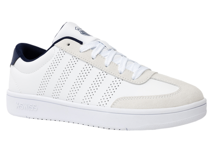 04784-124-M | COURT OPEN T-TOE | WHITE/INDIGO