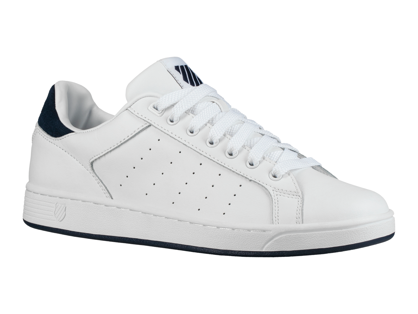 05353-167-M | MENS CLEAN COURT CMF | WHITE/NAVY/NAVY