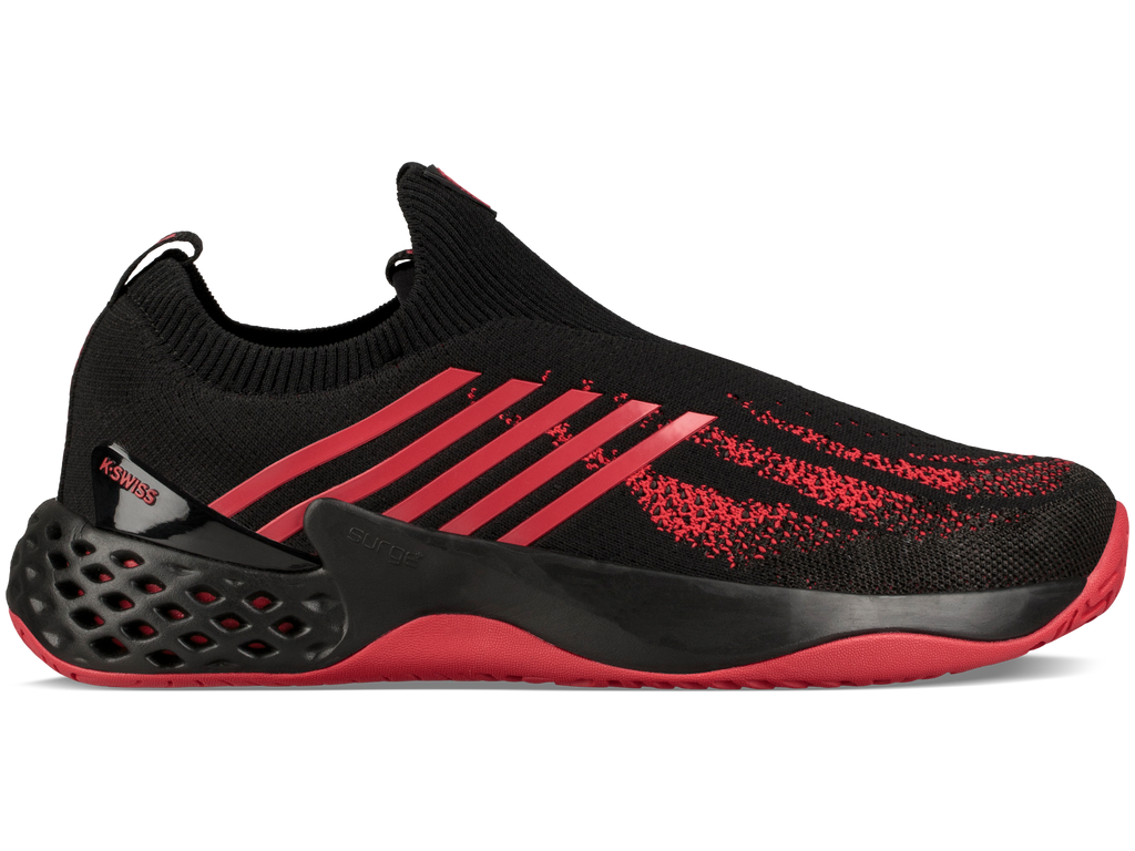 06137-071-M | MENS AERO KNIT | BLACK/LOLLIPOP