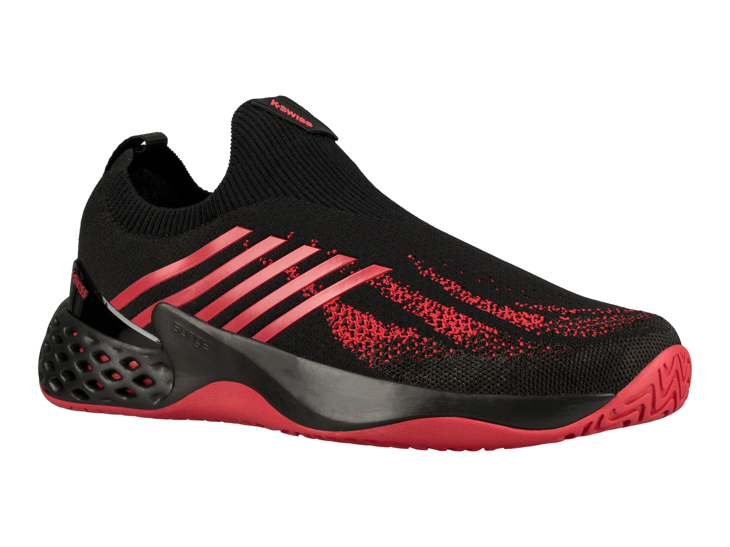 06137-071-M | MENS AERO KNIT | BLACK/LOLLIPOP