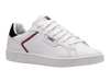 06347-123-M | MENS CLEAN COURT II CMF | WHITE/BLACK/COWHIDE
