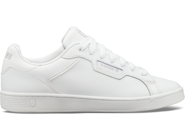 06347-141-M | MENS CLEAN COURT II CMF | WHITE/WHITE/GULL GRAY