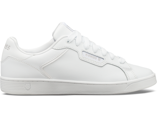 06347-141-M | MENS CLEAN COURT II CMF | WHITE/WHITE/GULL GRAY