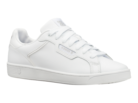 06347-141-M | MENS CLEAN COURT II CMF | WHITE/WHITE/GULL GRAY