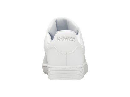06347-141-M | MENS CLEAN COURT II CMF | WHITE/WHITE/GULL GRAY